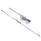 NVR Set of 2 Blue Evil Eye & Peacock Design Artificial Beads Bhaiya Bhabhi Rakhi Combo | Swadesiicart