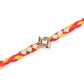 NVR Men Set of 3 Red & Yellow Kundan Studded Floral Design Thread Rakhi Combo | Swadesiicart