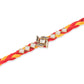 NVR Men Set of 6 Red & Yellow Kundan Studded Floral Design Thread Rakhi Combo | Swadesiicart