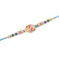 NVR Men Set of 2 Blue Artificial Stones & Beads Thread Rakhi, Combo for Rakshabandhan | Swadesiicart