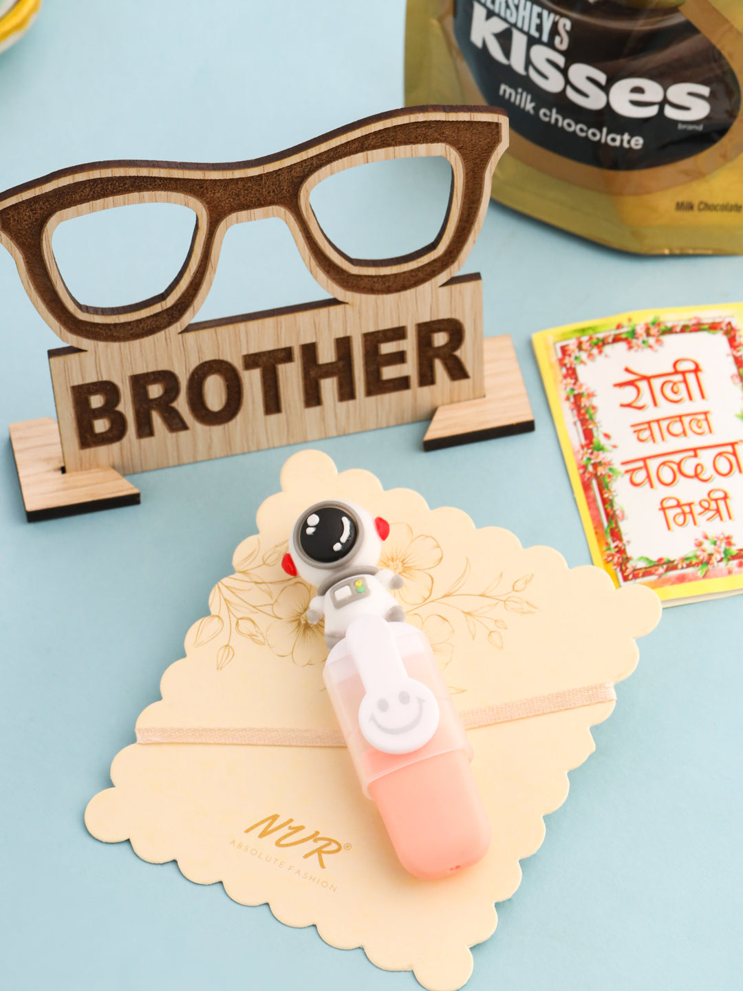NVR Kids Cartoon Designer Peach Thread Rakhi, Combo for Rakshabandhan | Swadesiicart