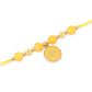 NVR Men Set of 3 Multicolor Artificial Beads Thread Rakhi with Roli Chawal Chandan & Mishri | Swadesiicart