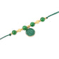 NVR Men Set of 3 Multicolor Artificial Beads Thread Rakhi with Roli Chawal Chandan & Mishri | Swadesiicart