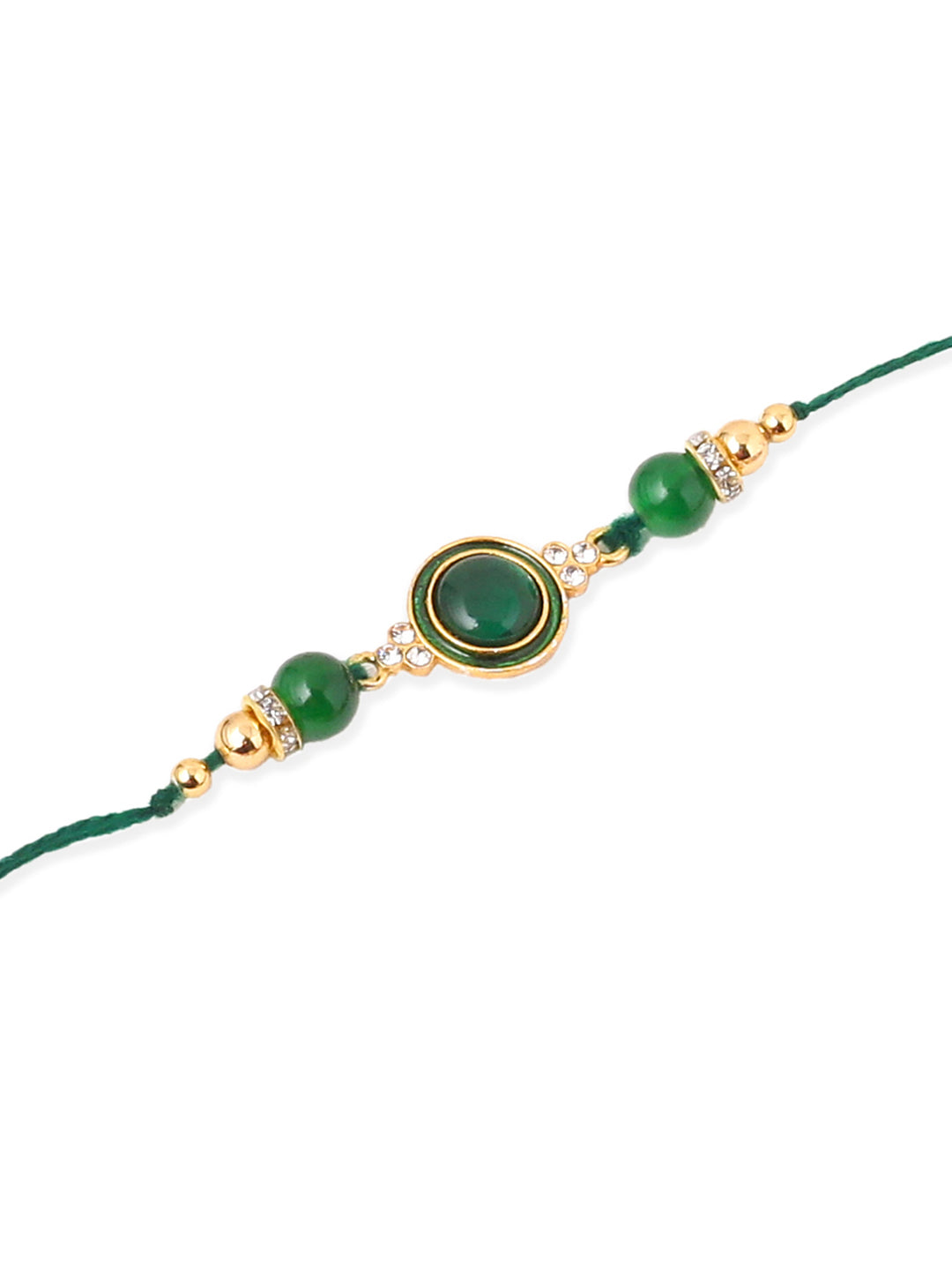 NVR Men Set of 3 Multicolor Artificial Beads & Pearls Thread Rakhi Combo | Swadesiicart