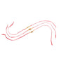 NVR Men's Set of 3 Gold Toned Thread Rakhi Set, Combo for Rakshabandhan - Swadesiicart