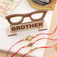 NVR Men's Set of 3 Gold Toned Thread Rakhi Set, Combo for Rakshabandhan - Swadesiicart