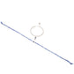 NVR Set of 2 Blue Evil Eye Bhaiya Bhabhi Rakhi with Roli Chawal Chandan & Mishri | Swadesiicart