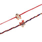 NVR Kids Set of 2 Cartoon Character Blue & Red Thread Rakhi, Combo for Rakshabandhan | Swadesiicart