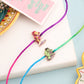 NVR Kids Set of 2 Cartoon Design Multicolor Thread Rakhi with Roli Chawal Chandan & Mishri | Swadesiicart