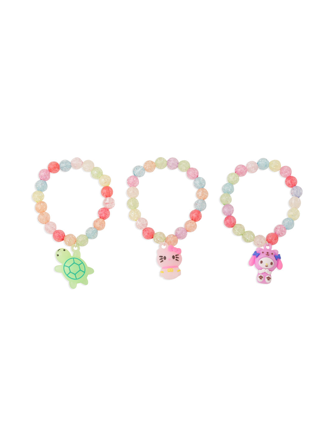 NVR Kids Set of 3 Cartoon Design Artificial Beads Thread Rakhi, Combo for Rakshabandhan - Swadesiicart