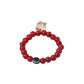 NVR Kids Cartoon Design Maroon Artificial Beads Thread Rakhi with Roli Chawal Chandan & Mishri | Swadesiicart