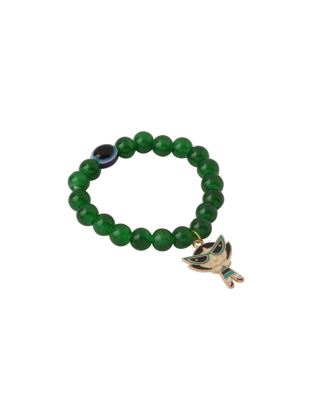 NVR Kids Cartoon Design Green Artificial Beads Thread Rakhi, Combo for Rakshabandhan | Swadesiicart