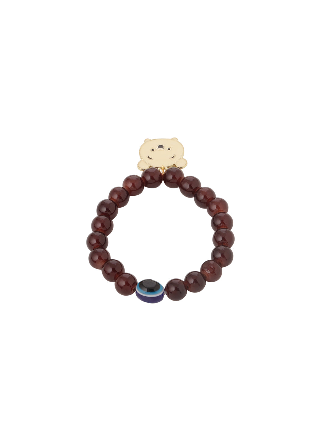 NVR Kids Cartoon Design Brown Artificial Beads Thread Rakhi, Combo for Rakshabandhan | Swadesiicart