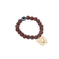 NVR Kids Cartoon Design Brown Artificial Beads Thread Rakhi with Roli Chawal Chandan & Mishri | Swadesiicart