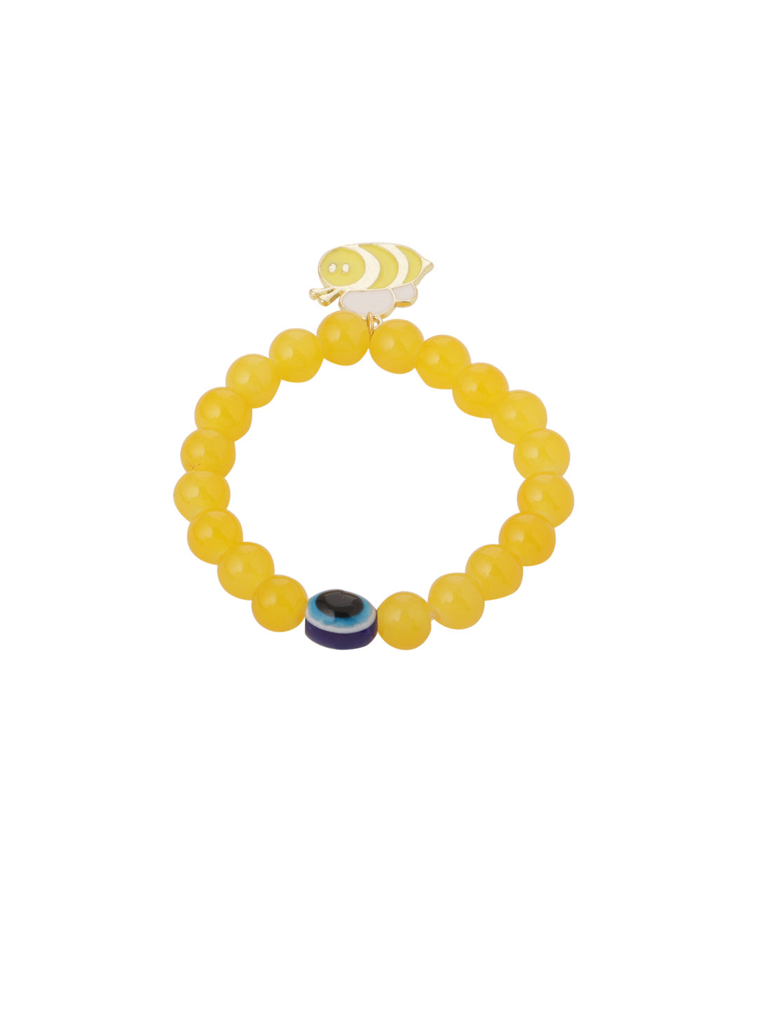 NVR Kids Cartoon Design Yellow Artificial Beads Thread Rakhi, Combo for Rakshabandhan | Swadesiicart