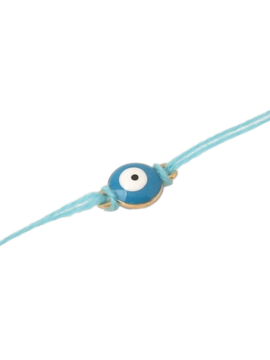 NVR Set of 3 Multicolor Evil Eye Men's Thread Rakhi, Combo for Rakshabandhan | Swadesiicart