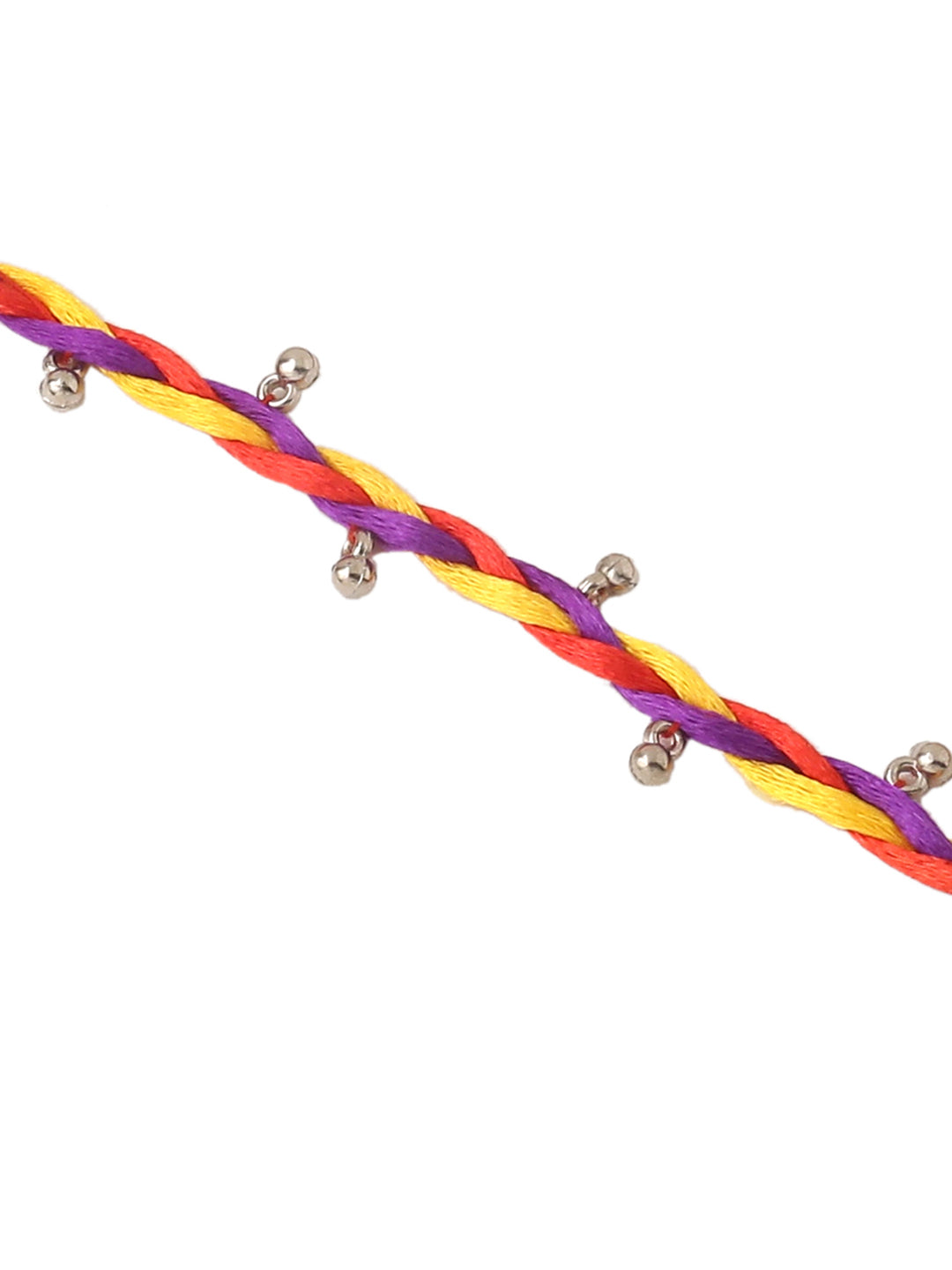 NVR Men Multicolor Artificial Beads Thread Rakhi, Combo for Rakshabandhan - Swadesiicart