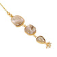 NVR Set of 2 Gold Toned Rudraksh & Pearls Bhaiya Bhabhi Rakhi Set, Combo for Rakshabandhan | Swadesiicart