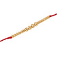NVR Men's Set of 2 Red Religious Thread Rakhi, Combo for Rakshabandhan - Swadesiicart