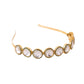 NVR Women Kundan Studded Hair Band - Swadesiicart