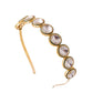 NVR Women Kundan Studded Hair Band - Swadesiicart