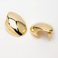 NVR Women's Gold-Polished Contemporary Drop Earrings - Swadesiicart