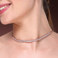 NVR Women's Rose Gold-Polished CZ-Studded Jewellery Set - Swadesiicart