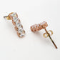 NVR Women's Rose Gold-Polished CZ-Studded Jewellery Set - Swadesiicart