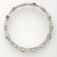 NVR Women's Set of 2 Multicolor Silver-Plated American Diamond Studded Bangles - Swadesiicart