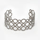 NVR Women's Rhodium-Plated Cuff Bracelet - Swadesiicart