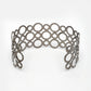 NVR Women's Rhodium-Plated Cuff Bracelet - Swadesiicart