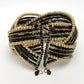 NVR Women's Rhodium-Plated Artificial Beads Western Cuff Bracelet - Swadesiicart