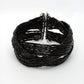 NVR Women's Black Artificial Beads Western Cuff Bracelet - Swadesiicart