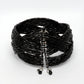 NVR Women's Black Artificial Beads Western Cuff Bracelet - Swadesiicart