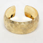 NVR Women's Gold-Polished Self-design Cuff Bracelet - Swadesiicart