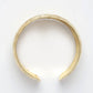 NVR Women's Gold-Polished Self-design Cuff Bracelet - Swadesiicart