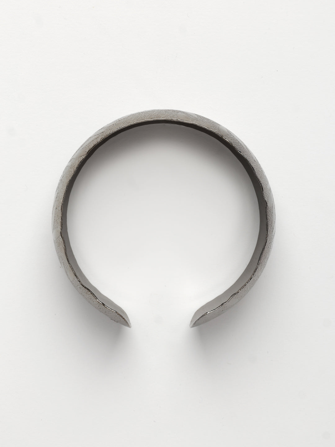 NVR Women's Rhodium-Plated Self-design Cuff Bracelet - Swadesiicart