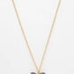 NVR Women's Gold-Polished Chain With Butterfly Pendant | Swadesiicart