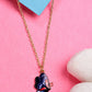 NVR Women's Gold-Polished Chain With Butterfly Pendant | Swadesiicart