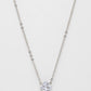 NVR Women's Silver-Plated Artificial Stones Pendant with Chain - Swadesiicart
