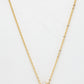 NVR Women's Gold-Polished Artificial Stones Pendant with Chain - Swadesiicart