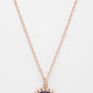 NVR Women's Rose Gold-Polished Chain With Evil Eye Pendant - Swadesiicart