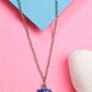 NVR Women's Silver-Plated Chain With Evil Eye Pendant - Swadesiicart