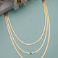 NVR Women's Gold-Polished Minimal Layered Chain | Swadesiicart