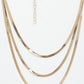 NVR Women's Gold-Polished Minimal Layered Chain | Swadesiicart