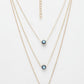 NVR Women's Gold-Polished Evil Eye Layered Chain - Swadesiicart