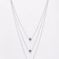 NVR Women's Silver-Plated Evil Eye Layered Chain - Swadesiicart
