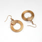 NVR Women's Gold-Polished Circular Shaped Jewellery set - Swadesiicart