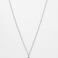 NVR Women's Silver-Plated Chain With Snowflake Pendant - Swadesiicart