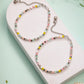 NVR Women's Multi-Coloured Artificial Beads Anklet - Swadesiicart